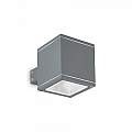 Applique Moderna Snif Square Alluminio Antracite 1 Luce G9 3W 3000K Luce Calda 121963