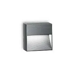 Applique Moderna Down Alluminio Antracite 1 Luce G9 3W 3000K Luce Calda