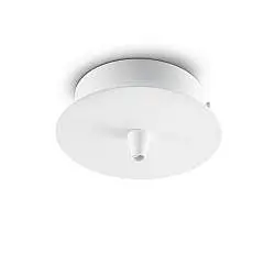 Rosone Standard All In Metallo Bianco 1 Luce