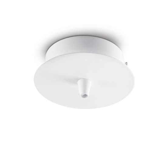 Rosone Standard All In Metallo Bianco 1 Luce 122823
