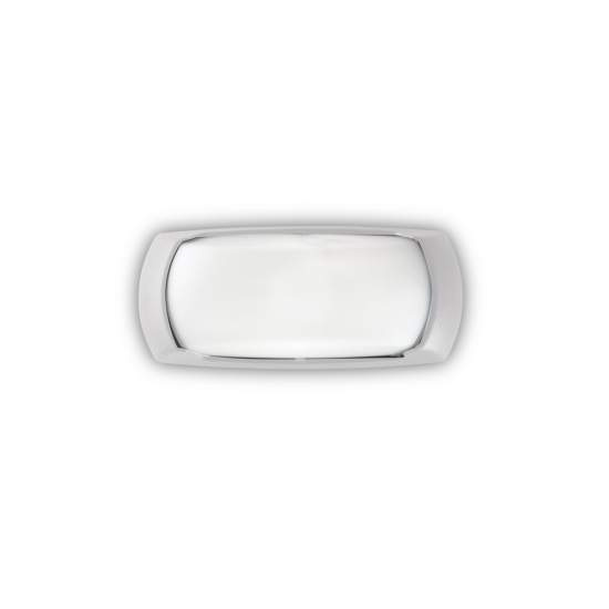 Applique Moderna Felix-2 Materie Plastiche Bianco 1 Luce E27 123776