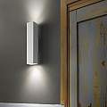 Applique Moderna Sky Metallo Bianco 2 Luci Led 7W 3000K Luce Calda 126883