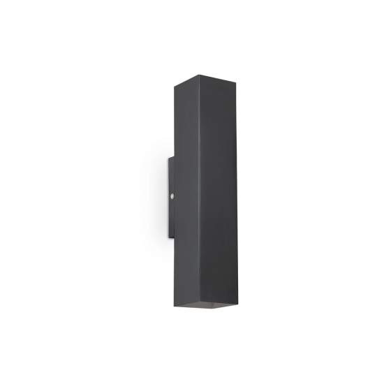 Applique Moderna Sky Metallo Nero 2 Luci Led 7W 3000K Luce Calda 126890