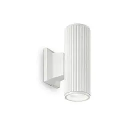 Applique Moderna Base Alluminio Bianco 2 Luci 5W 4000K Luce Naturale