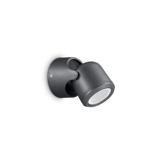 Applique Moderna Xeno Alluminio Nero 1 Luce Gu10 129464