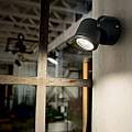 Applique Moderna Xeno Alluminio Nero 1 Luce Gu10 129464