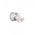 Applique Moderna Xeno Alluminio Bianco 1 Luce Gu10 129488