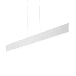 Sospensione Industrial-Minimal Desk Metallo Bianco Led 32W 3000K