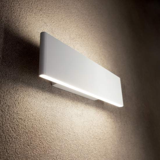 Applique Industrial-Minimal Desk Metallo Bianco Led 12,5W 3000K 138251
