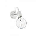 Applique Moderna Edison Metallo Bianco 1 Luce E27 138374