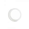 Applique Moderna Round Universal Alluminio-Plastiche Bianco Led 19W 3000K D22 138602