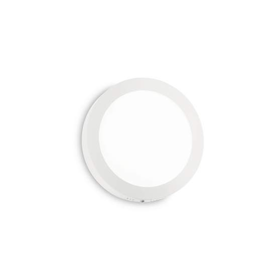 Applique Moderna Round Universal Alluminio-Plastiche Bianco Led 19W 3000K D22 138602