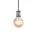 Sospensione Rustica-Country Frida Metallo Cromo 1 Luce E27 139432