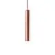 Sospensione Moderna Look Metallo Rame 1 Luce Gu10 7W 3000K Luce Calda