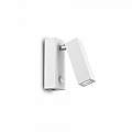 Applique Moderna Square Page Metallo Bianco Led 3W 3000K Luce Calda 142258