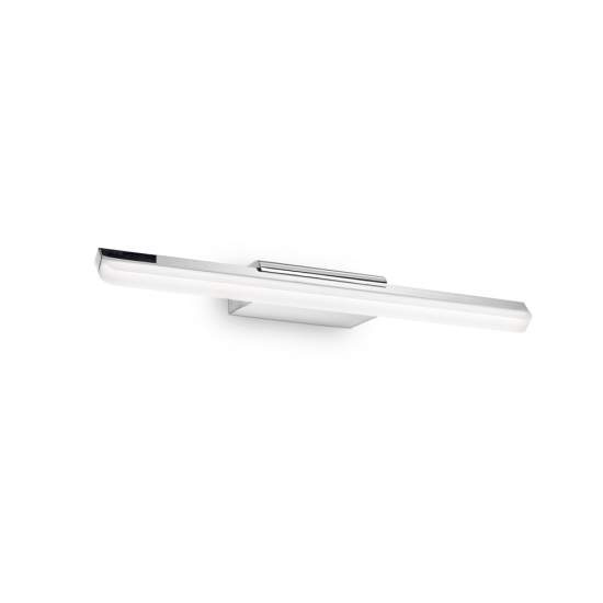 Applique Moderna Riflesso Alluminio Cromo Led 11W 3000K Luce Calda 142272