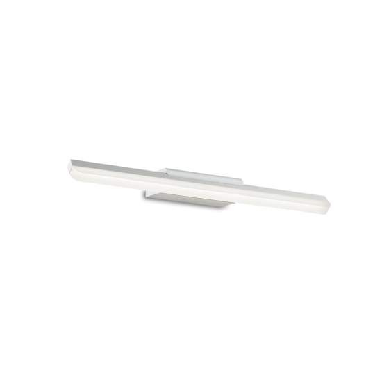Applique Moderna Riflesso Alluminio Bianco Led 11W 3000K Luce Calda 142296