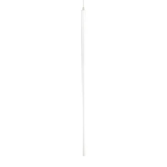 Sospensione Round Moderna Ultrathin Metallo Bianco Led 11,5W 3000K D100 142906
