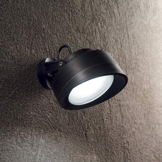Applique Moderna Litio Materie Plastiche Nero 1 Luce Gx53 145341