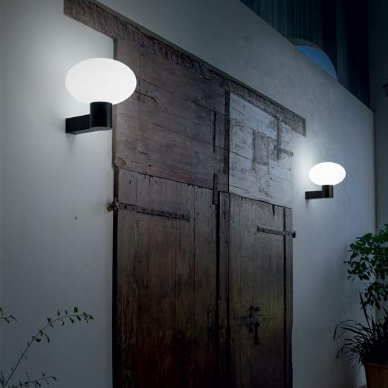 Applique Moderna Clio Alluminio Nero 1 Luce E27 146799