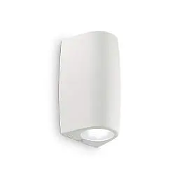 Applique Moderna Keope Materie Plastiche Bianco 1 Luce Gu10