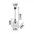 Sospensione Industrial-Minimal Ampolla-2 Metallo Nero 1 Luce E27 148151
