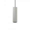 Sospensione Moderna Round Oak Metallo Cemento Grigio 1 Luce 150635