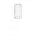 Plafoniera Moderna Round Tower Gesso Bianco 1 Luce Gu10 155869