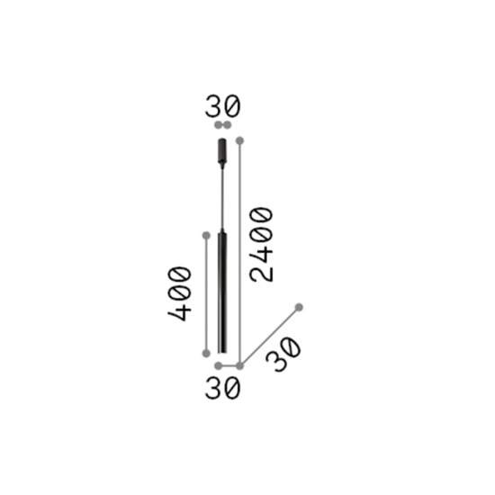 Sospensione Moderna Round Ultrathin Metallo Bianco Led 11,5W 3000K D40 156682