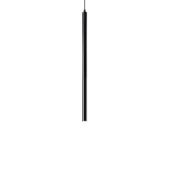 Sospensione Round Moderna Ultrathin Metallo Nero Led 11,5W 3000K D40 156699