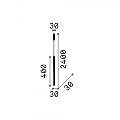 Sospensione Round Moderna Ultrathin Metallo Nero Led 11,5W 3000K D40 156699
