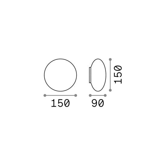 Plafoniera Moderna Bubble Alluminio-Plastiche Bianco 2 Luci G9 3W 3000K 158907