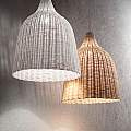 Sospensione Rustica-Country Haunt Corda Bianco 1 Luce E27 159256