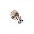 Applique Rustica-Country Barber Metallo Ottone Brunito 1 Luce 7W 3000K L Calda 159997