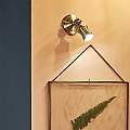 Applique Rustica-Country Barber Metallo Ottone Brunito 1 Luce 7W 3000K L Calda 159997