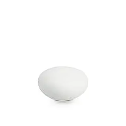 Piantana Moderna Sasso Materie Plastiche Bianco 1 Luce G9 3W 3000K Luce Calda