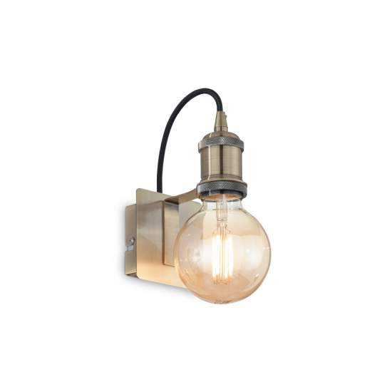Applique Rustica-Country Frida Metallo Ottone Brunito 1 Luce E27 163321