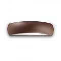 Applique Moderna Giove Alluminio Coffee 1 Luce E27 163598
