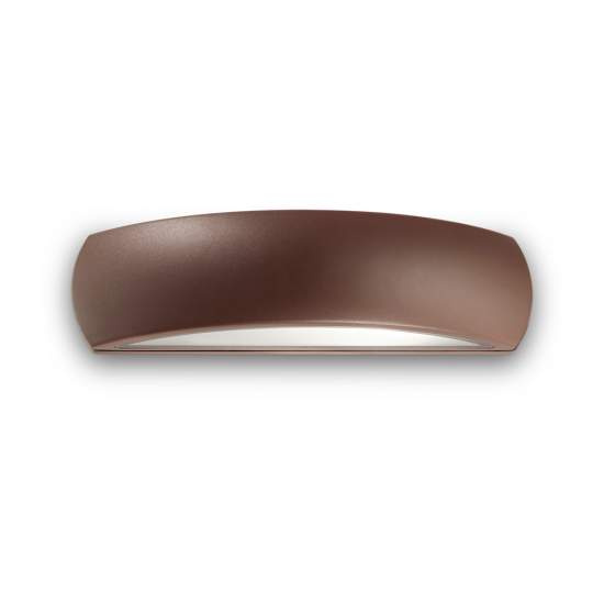 Applique Moderna Giove Alluminio Coffee 1 Luce E27 163598