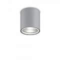 Plafoniera Moderna Gun Alluminio Grigio 1 Luce Gu10 163642