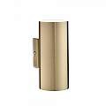Applique Moderna Look Metallo Ottone Brunito 2 Luci 7W 3000K Luce Calda 164823