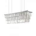 Sospensione Contemporanea Martinez Metallo-Cristallo Cromo 8 Luci E14 166360
