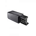 Connettore Principale E Sinistro On-Off Link Alluminio Nero Senza Finiture 169576