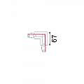 Connettore Principale E Sinistro On-Off Link Alluminio Bianco 169705