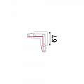 Connettore Principale E Destro On-Off Link Alluminio Nero 169729