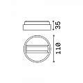 Profilo Link Alluminio Nero On-Off Connettore Singolo 170152