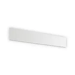 Applique Moderna Zig Zag Metallo Bianco Led 23W 3000K Luce Calda