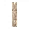 Piantana Industrial-Minimal Driftwood Legno Marrone 2 Luci E27 180946