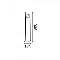 Piantana Moderna Cosmo Materie Plastiche Grigio 1 Luce Gx53 10W Cct 187884