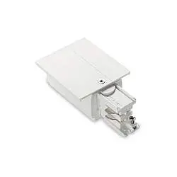 Kit Connettore Da Incasso Principale E Sinistro On-Off Link Alluminio Bianco